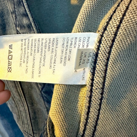 Anthropologie Pilcro and The Letterpress Blue Jean Denim Jacket Size XS - Picture 7 of 9